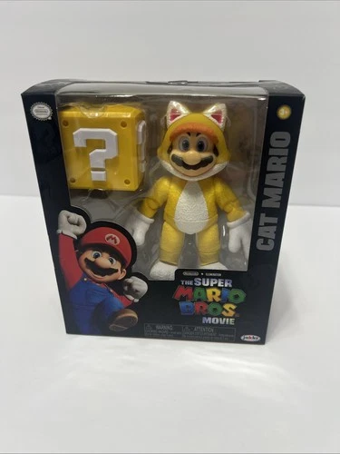 The Super Mario Bros Movie Cat Mario Figure Sealed