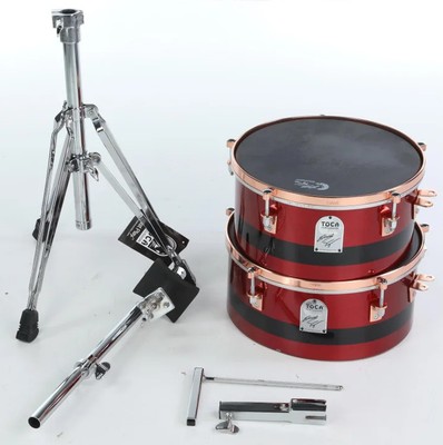 Toca Percussion Eric Velez Signature Series Timbales - 14 and 15 inches, Rojo