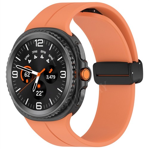 Magnetic Silicone Band For Samsung Galaxy Watch 8 40mm 44mm 8 Classic 46mm Strap - Picture 18 of 38