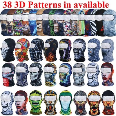 Skull Balaclava Cooling UV Protective Breathable Full Face Mask Cap Halloween US