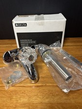 Delta B512LF 4 Centers Bath Faucet Chrome Single Handle Lavatory Pop-Up Drain 2