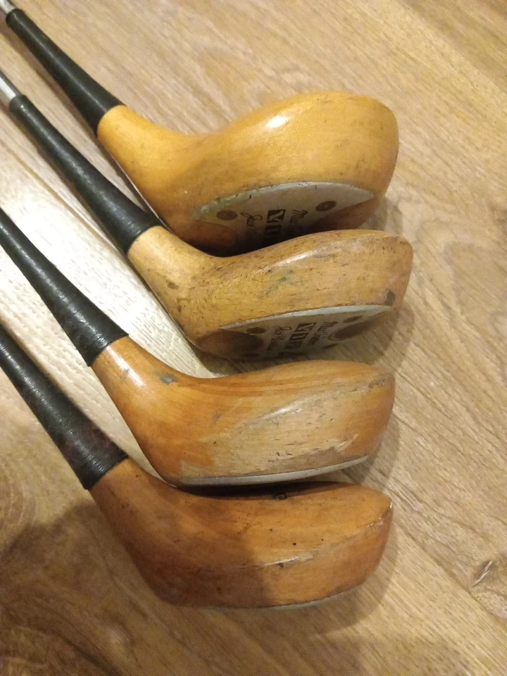 Vintage MacGregor Vip Jack Nickulas Woods Set Wooden Heads Golf Clubs - Image 4 of 4