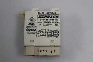 Miele T 4105 Relais Heizungsrelais SCHRACK 041911010101 Spg: 230V TNR 5870240