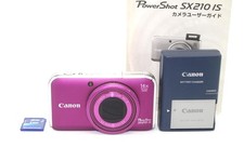 Canon PowerShot SX210 IS Compact Digital Camera Purple Tested Excellent