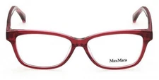 Max Mara MM5013 071 Red Plastic Cateye Optical Eyeglasses Frame 54-13-140 RX