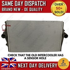 VOLVO S60 S80 V70 XC70 PETROL DIESEL 1999-2010 INTERCOOLER WITH SENSOR HOLE
