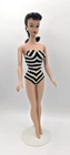 Vintage Barbie - #4 Brunette Ponytail with Zebra Swimsuit - Read Carefully