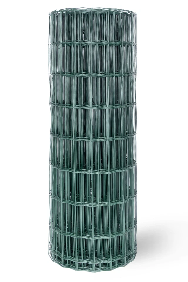 ALBERTS Schweißgitter Fix Clip Pro Gartenzaun Draht Höhe 153cm Länge 25m grün