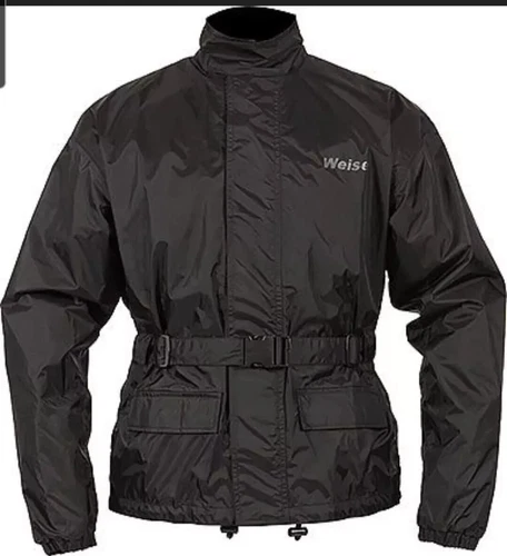 Weise Stratus Motorrad Überjacke wasserdicht Regenbekleidung schwarz Small 