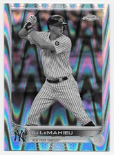2022 Topps Chrome Sonic DJ LEMAHIEU Refractor BLACK & WHITE RAYWAVE