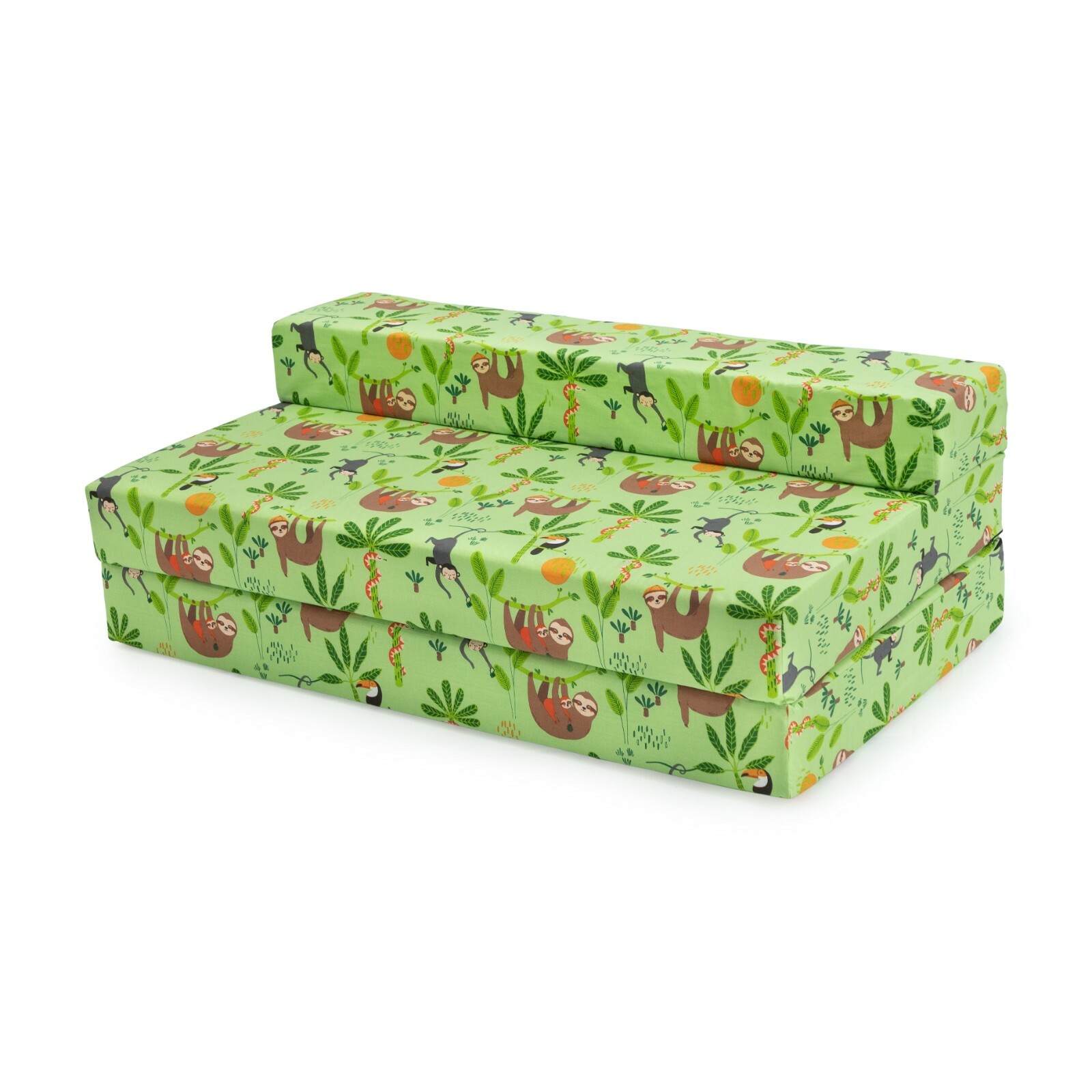 Childrens Double Guest Folding Z Chair Bed Mattress Sofa Bed BLACK