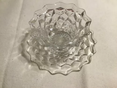 Fostoria American Flared 5 1/2” Mayonnaise Bowl ONLY Without Underplate 