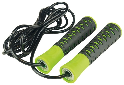Urban Fitness Corda ad Alta Grip Velocità - Nero/Verde - 2,8m - Foto 1 di 2