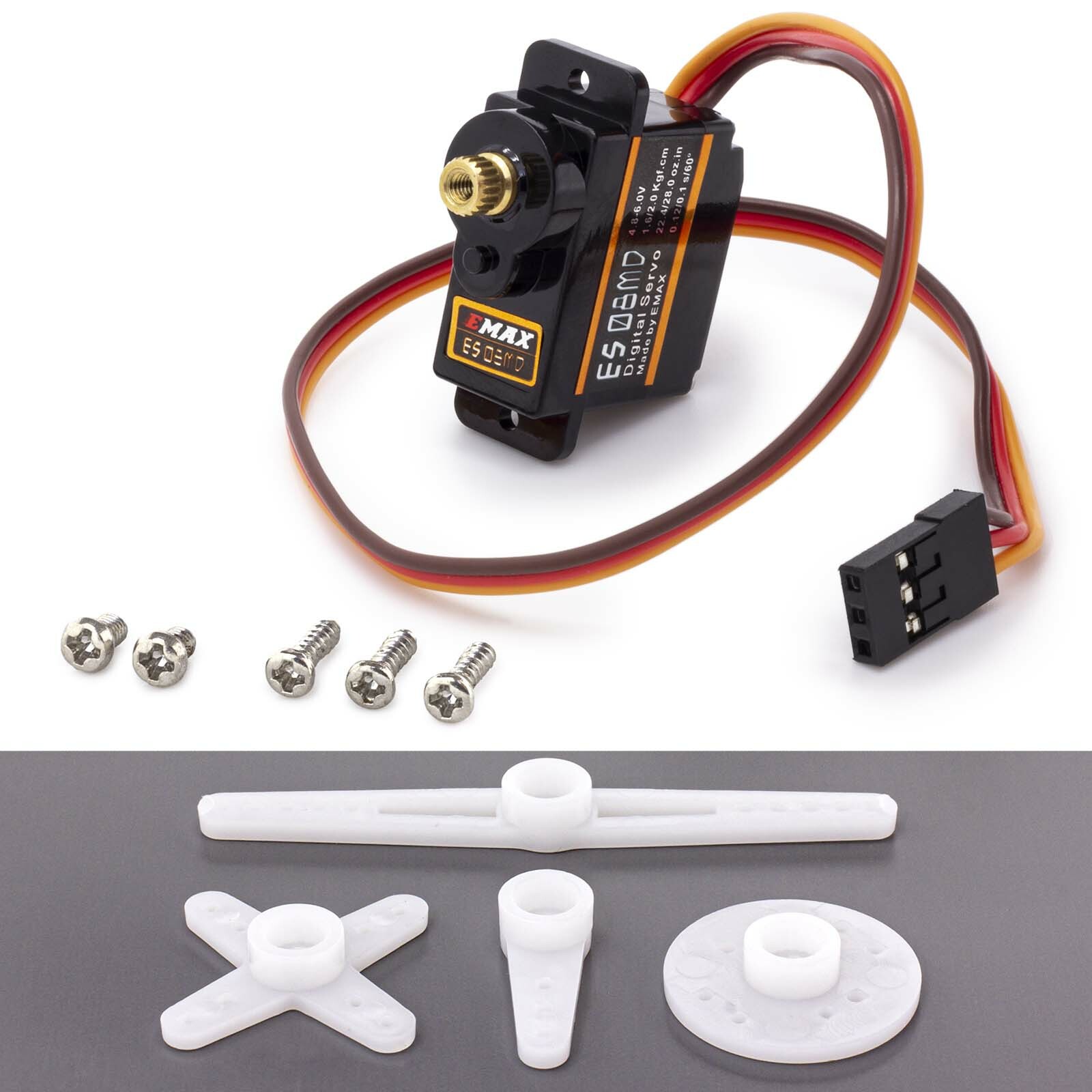 Emax ES08MD RC Servo Digital Metal Gear Micro Servo 12g 0,08s