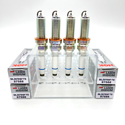 Set of 4Pcs Genuine NGK Laser Iridium Spark Plugs 97566 SILZKFR8F7S