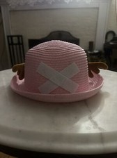 Anime One Piece Tony Chopper Cap Cosplay Plush Winter Hat Women Gifts Rose Red