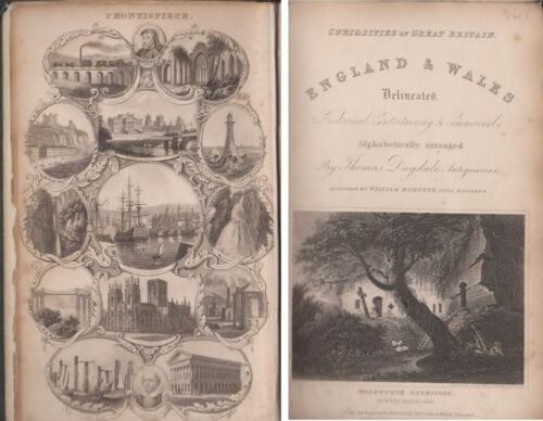 Dugdale Curiosities of Great Britain 1842-45 Atlas of England/Wales - 230 views - Afbeelding 1 van 12