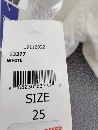 DL1961 Zoie Cutoff Denim Shorts Women's 25 White Frayed Hem Button Zip Closure - Picture 17 of 17