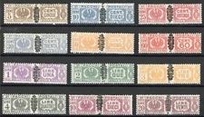 Italy 1945 Parcel Post Scott# Q37-Q48 Mint XF OG Hinged Scarce Gem