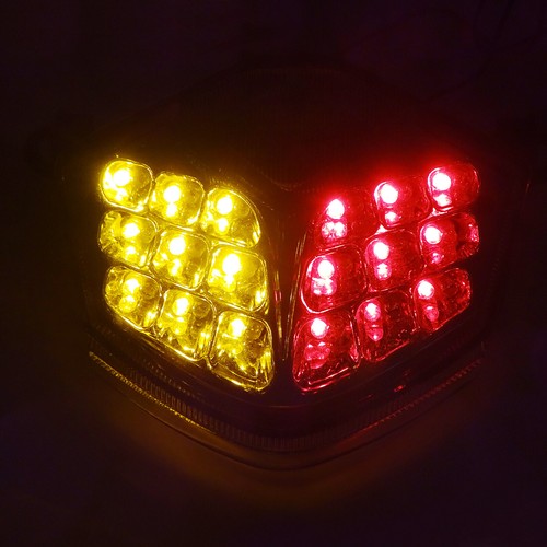 Smoke Led Integrated Blinker Brake Taillight For KAWASAKI ZX6R ZX-10R Z750 Z1000 - Picture 8 of 11