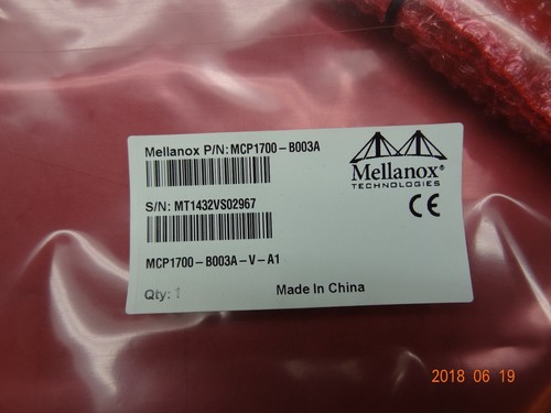 Mellanox MCP1700-B003A 3m InfiniBand Cable #T214 - Picture 2 of 6