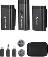 Sevenoak 3 In 1 Wireless Lavalier Microphones For Iphone/android/camera
