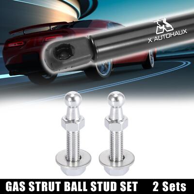 2 Set Kugelzapfen Kugelkopf Kugel Zapfen Gasfeder Gasdruckdämpfer 10mm M8x30mm