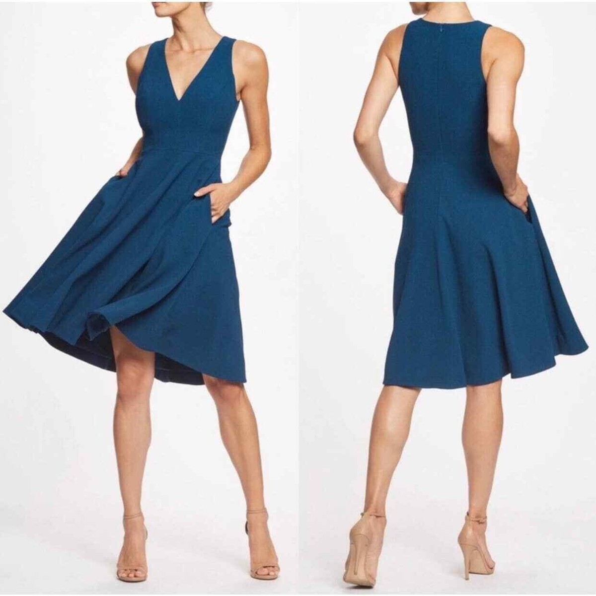 nordstrom catalina fit and flare dress Dress the Population Catalina Dress - Red main image 1
