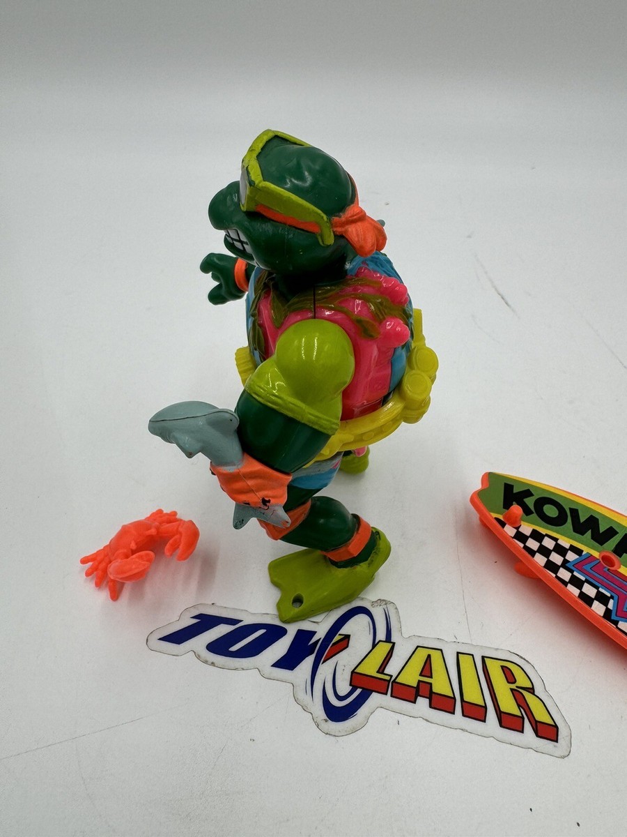 1990 TMNT Sewer Surfin Mike Figure Teenage Mutant Ninja Turtles