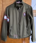Equine Couture Ladies Stars & Stripes Jacket Military Olive Green M — photo 1