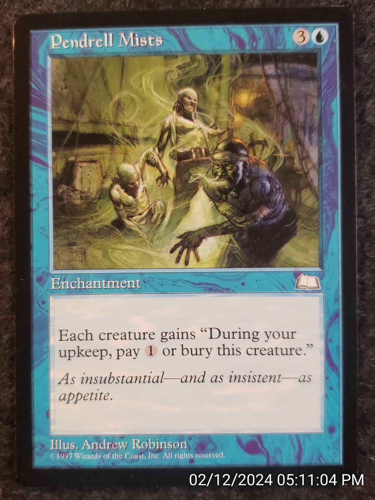 Pendrell Mists Weatherlight NEVER PLAYED Rare MAGIC THE GATHERING CARD (DS3D1D5)
