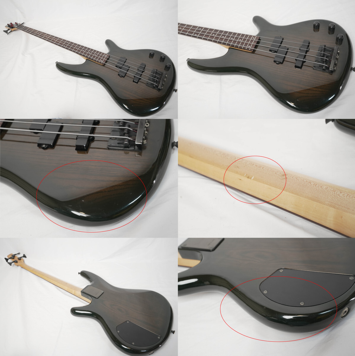 Ibanez SR600 TBK Bass 1992 Made in Japan See-Through Black Ibanez SR600 TBK Bass 1992 Made in Japan See-Through Black