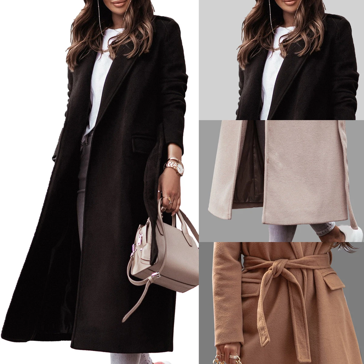 Long store open coat