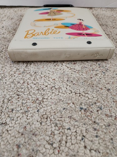 Vintage 1961 Barbie Vinyl Record Tote W/Handles By Mattel! - Picture 3 of 7