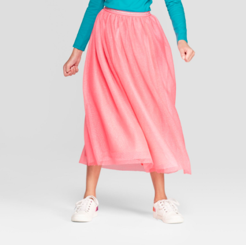 Cat & Jack Girls Maxi Skirt Easter Holiday Dressy Tulle Pink Blue White - Picture 2 of 11