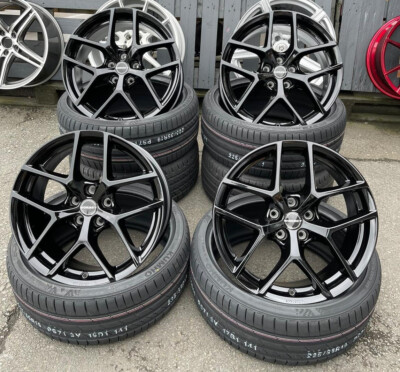 19 Zoll Borbet Y Alufelgen 5x114,3 schwarz für Tesla Model Y Performance Felgen