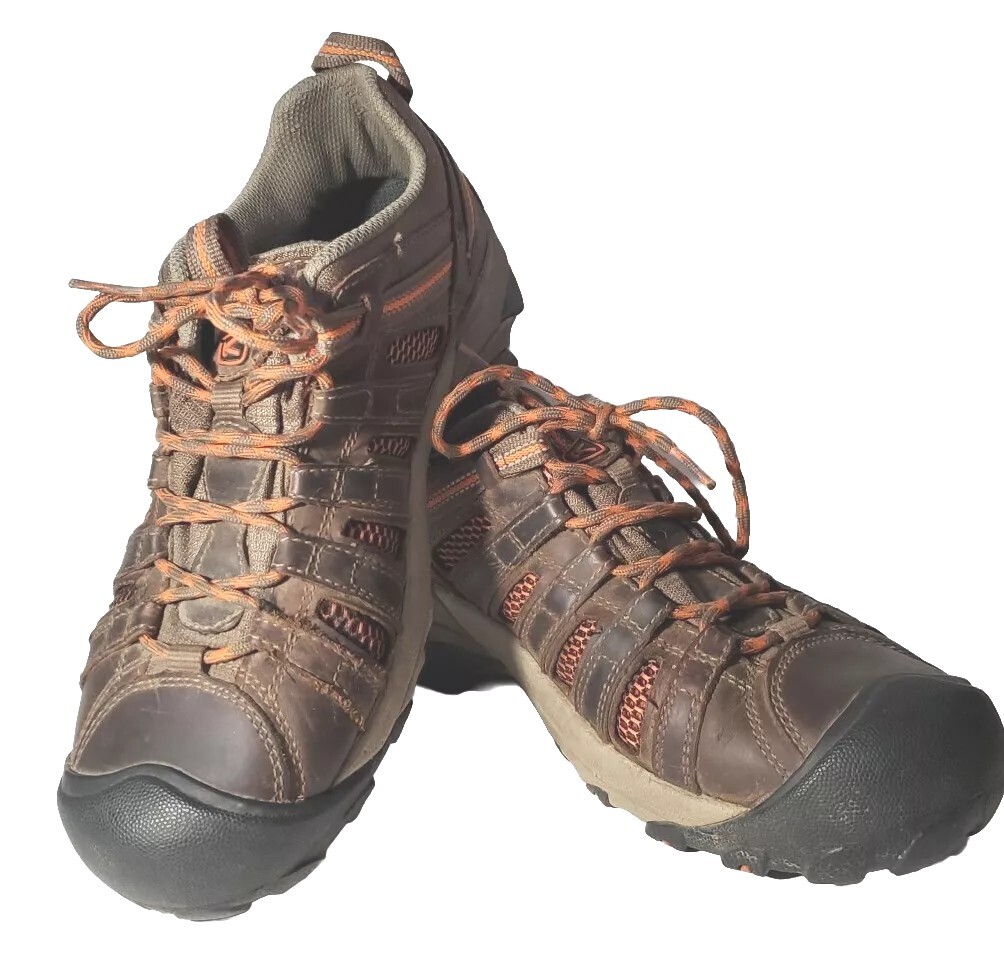 Scarpe da trekking basse Keen Dry marrone marrone donna US 9 5 bordo arancione comode