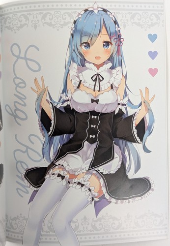 Re:Zero Doujinshi Art Book Gelatine* Shiino Sera Full Color 16p - Bild 4 von 6