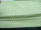 Pottery Barn Kids Mini Dot  Roman Shade Green 48x64 replacement hardware Polka 