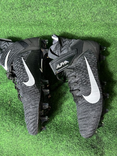 Nike Alpha Menace Elite 2 Flyknit Football Cleats AO3374-001 - Picture 3 of 6