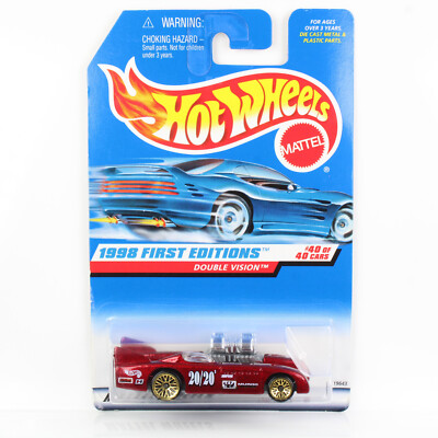 Hot Wheels 1998- BLUE CARD COLLECTOR - DOUBLE VISION - FIRST EDITIONS