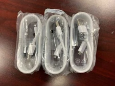 3x White 5Ft Micro USB Data Charging Cable Charger Cord for Android Samsung LG