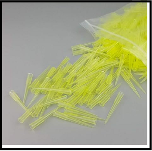 Puntas de pipeta 200 UL 1000 PIEZAS Amarillo Transparente Laboratorio Universal Plástico Líquido Pi - Imagen 3 de 3