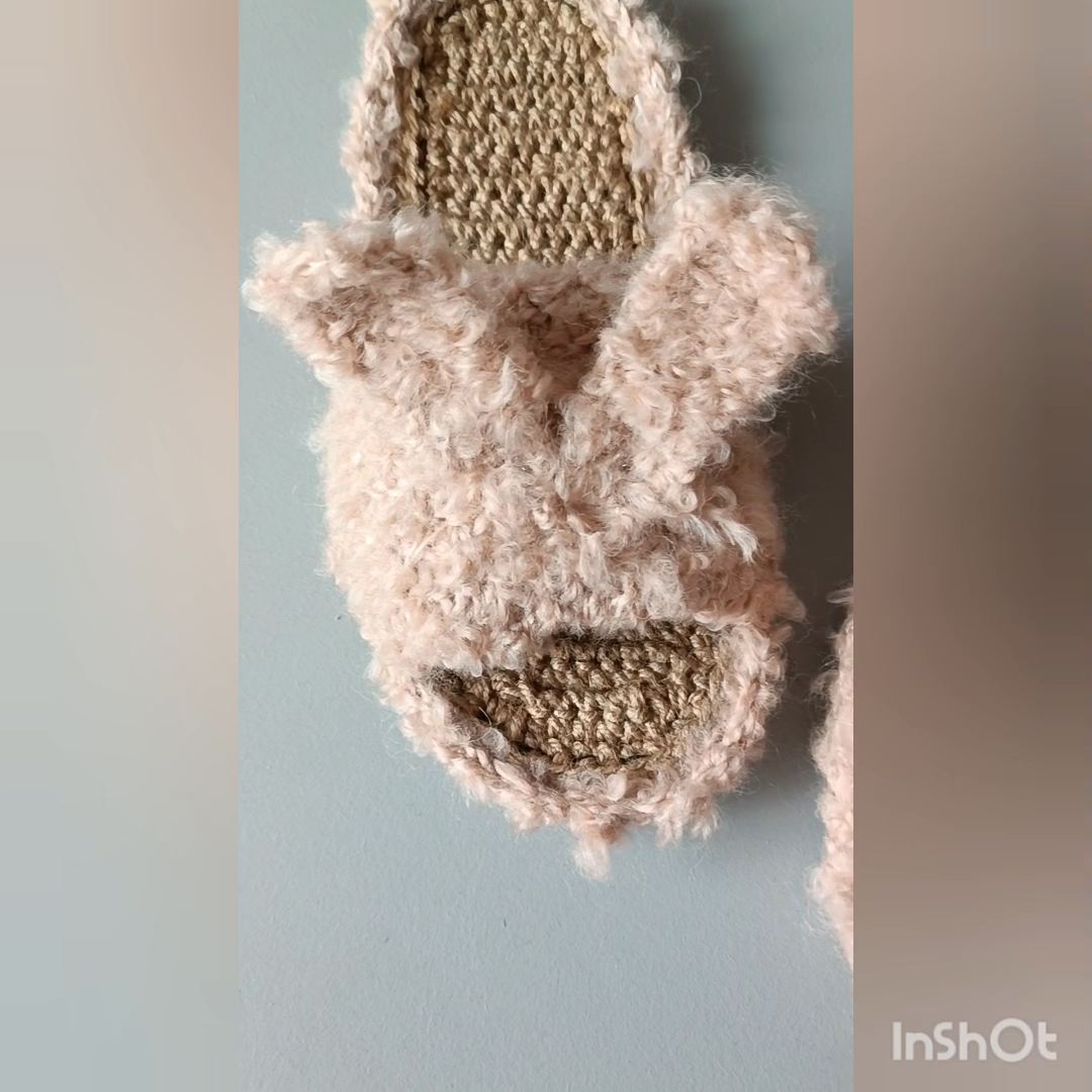 SAOLA Pantofole coniglio donna beige carine casa suola antiscivolo soffici coniglio scarpe rosa