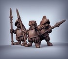 Badger-folk, Badger spearmen, Dnd Badgerfolk, knight Badger, Warrior badger