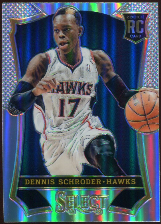 2013-14 Panini Select Silver Dennis Schroder #164 Atlanta Hawks RC