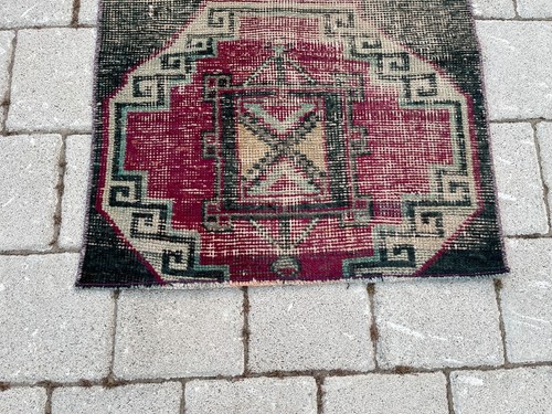 Floor rug,Stair rug,Handmade runner rug,Turkish rug,Wool runner rug 2,1 x 8,7 ft - Zdjęcie 9 z 9