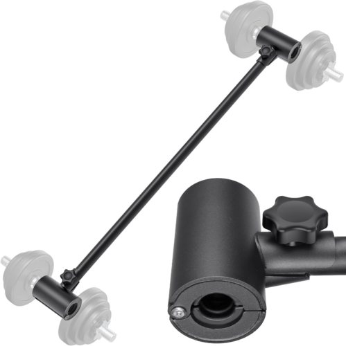 Dumbbell to Barbell Converter, Adjustable Weight Lifting Bar, Fits 100 Lbs