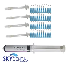 50ML Gel Kit Sky Choice 37 Dental Phosphoric Acid Etchant 4 Syringes 50 tips