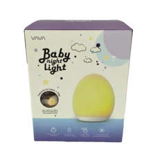 VAVA Baby Night Light Soft LED Touch Lamp Rechargeable Dimmable Nursery Kid Room